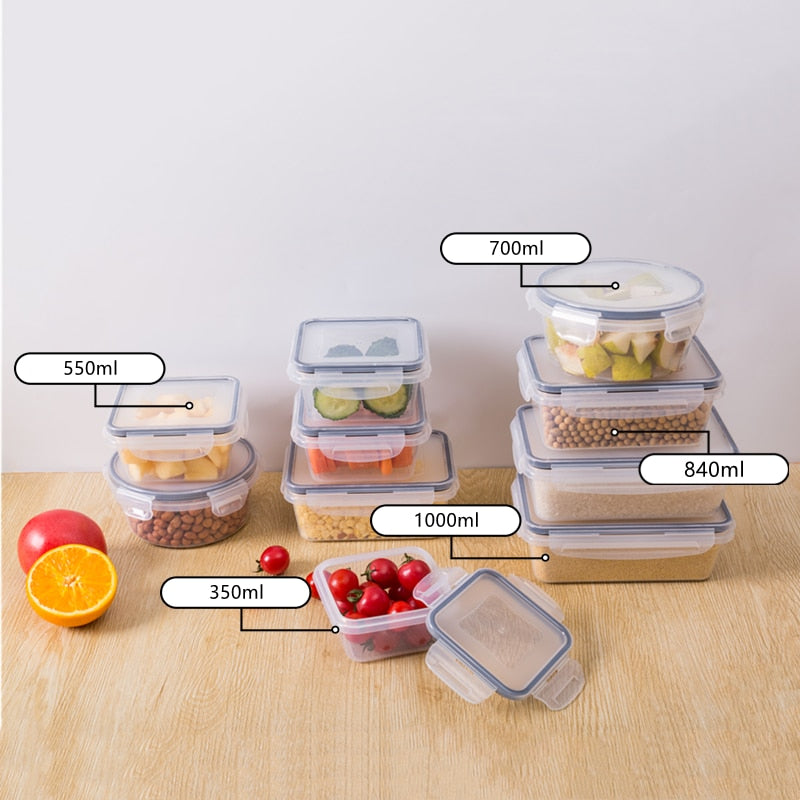 Airtight Food Storage Container with Snap Lock Lid