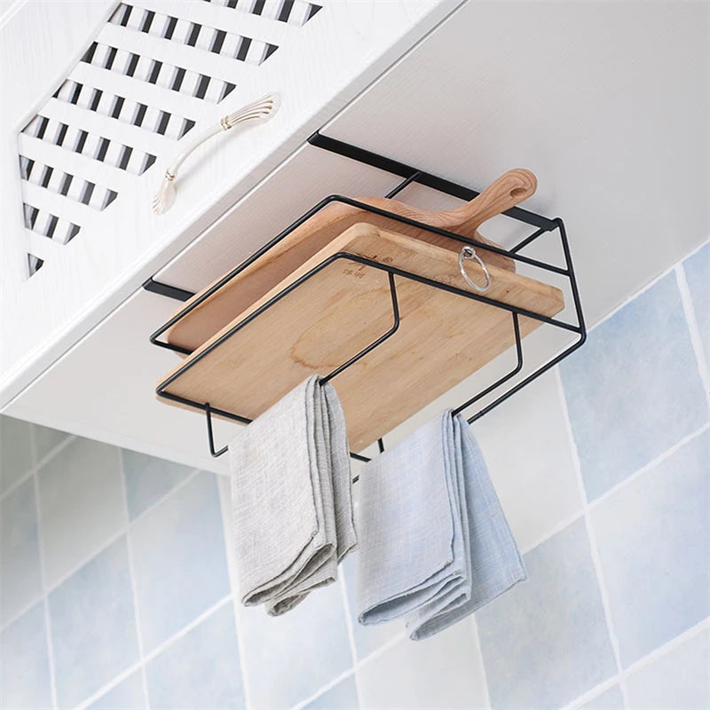 Wall Mounted Kitchen Storage and Organization Rack