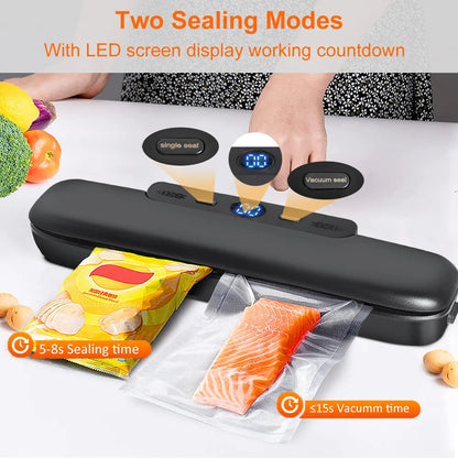 Automatic Food Vacuum Sealer: Household Sealing Machine