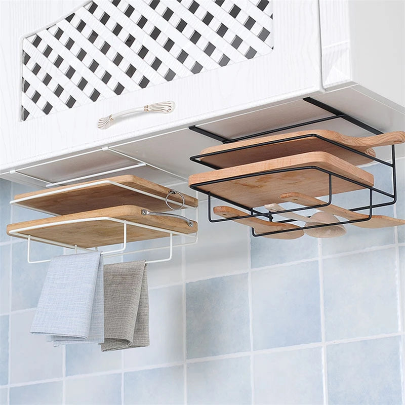 Wall Mounted Kitchen Storage and Organization Rack