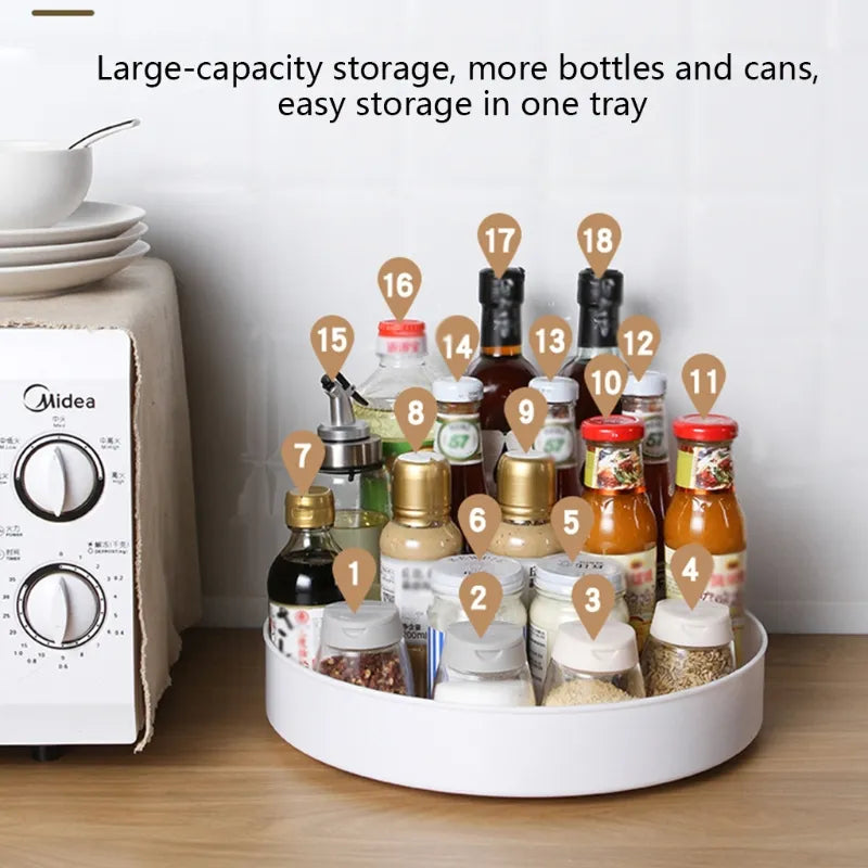 360 Degree Rotating Cabinet Organizer