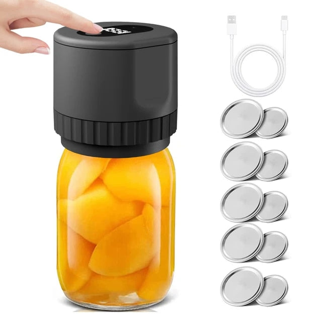 Electric Mason Jar Vacuum Sealer Kit